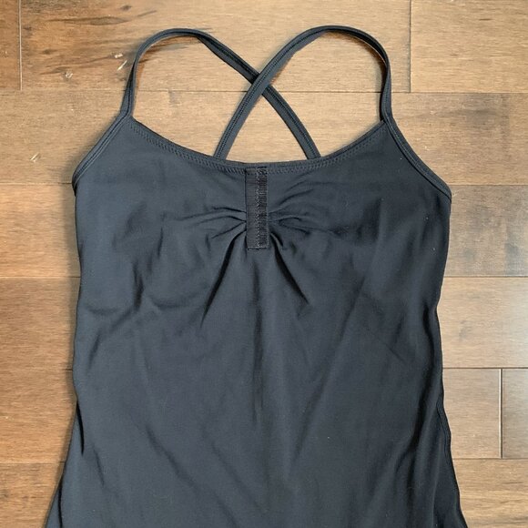 Lululemon Tank Top, Cross Back, Cinch - Blk, 4 - Picture 1 of 5